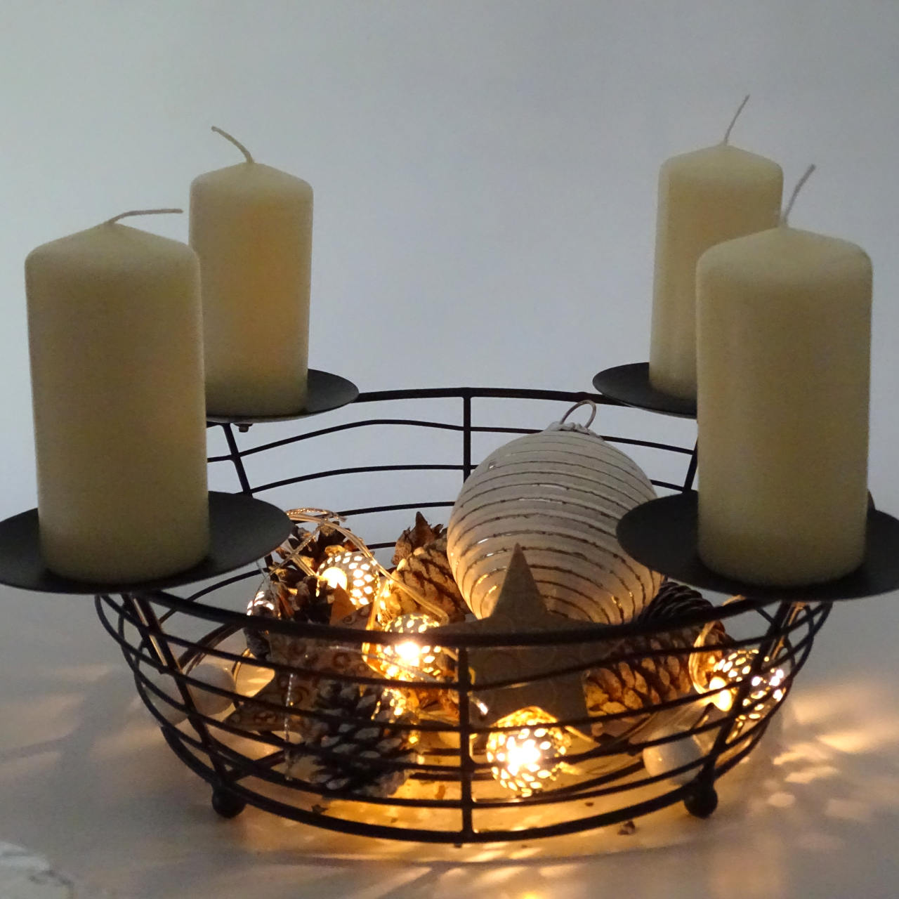 Adventsschale - fair trade aus Indien