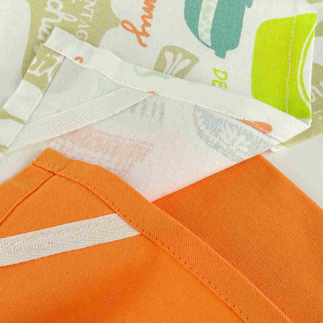 buntes Geschirrtuchset "Küchenliebe" - fair trade aus Indien