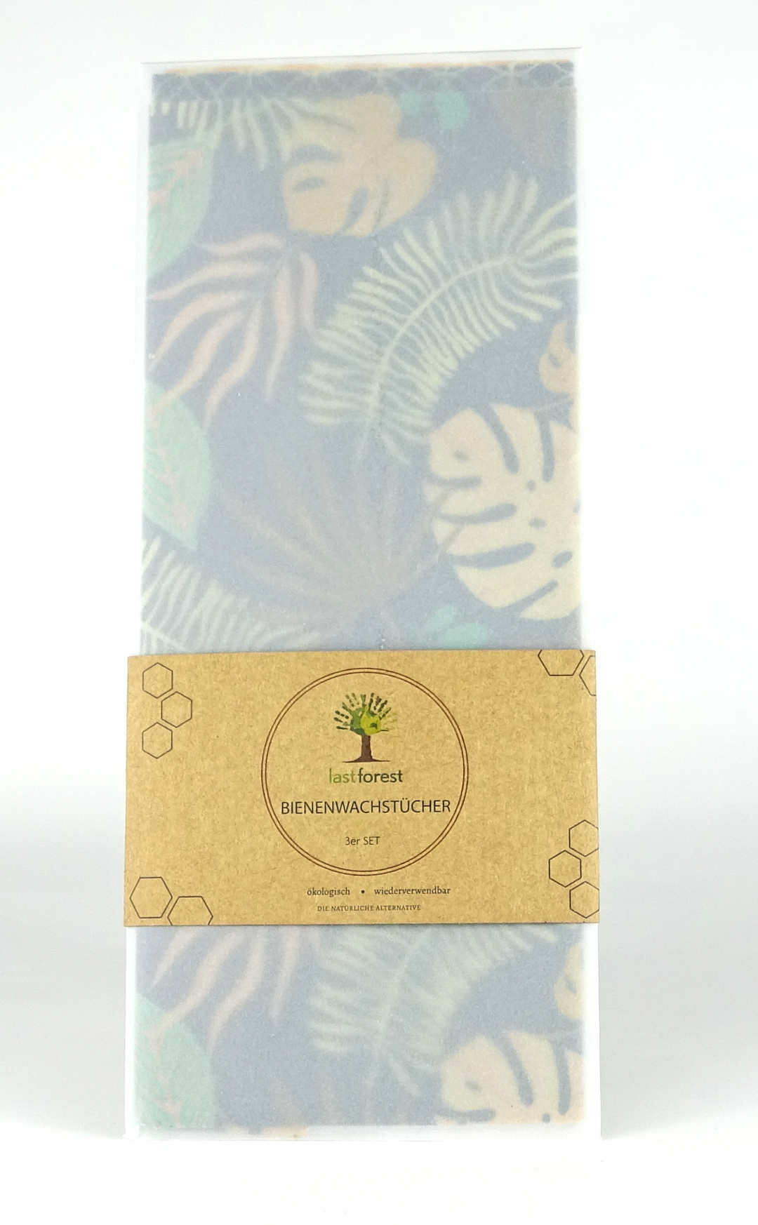 Bienenwachstücher im 3-er Set - fair trade aus Indien